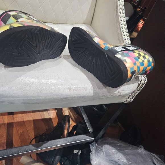 Ugg Womens Patchwork Ankle Boots Size 5 Multicolor - Picture 6 of 6